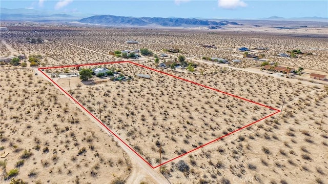 70138 Sullivan Rd Unit 29, Palms, CA 92277 - overview of rural landscape with property boundaries highlighted