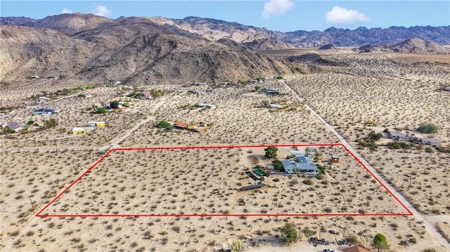 70138 Sullivan Rd Unit 29, Palms, CA 92277 - aerial view of sparsely populated area with property parcel outlined
