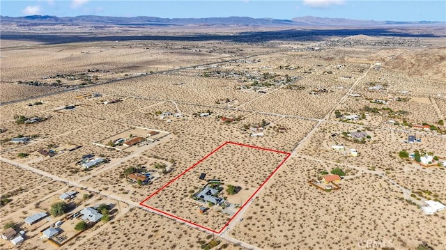 70138 Sullivan Rd Unit 29, Palms, CA 92277 - overview of rural landscape with a desert landscape and property boundaries highlighted