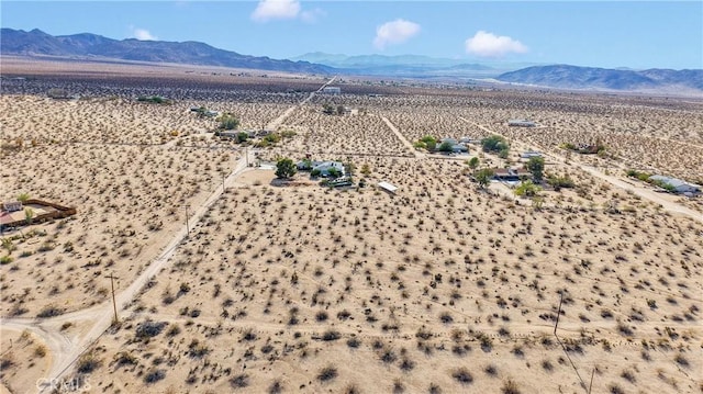 70138 Sullivan Rd Unit 29, Palms, CA 92277 - aerial view of sparsely populated area featuring mountains and a desert landscape