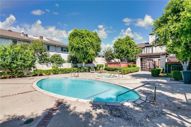 456 W Huntington Dr Unit C, Arcadia, CA 91007 - community pool featuring a community hot tub and a patio area