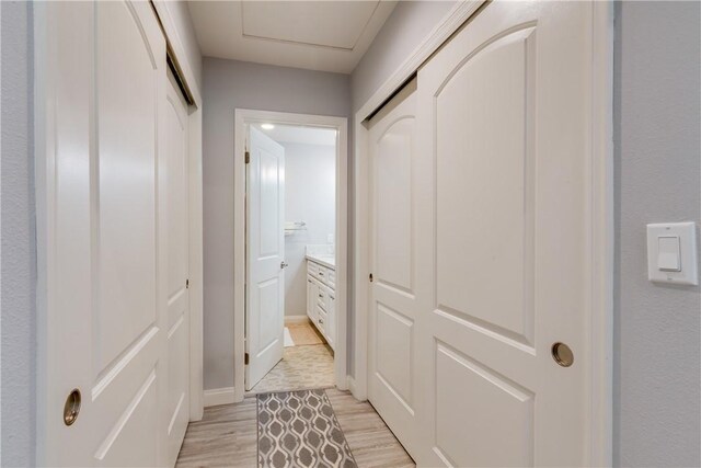 456 W Huntington Dr Unit C, Arcadia, CA 91007 - corridor featuring baseboards