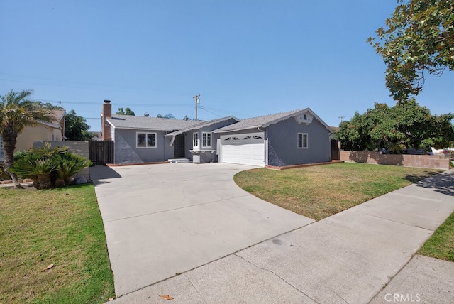 1303 E Monroe Ave, Orange, CA 92867 - ranch-style house with driveway, a garage, and stucco siding