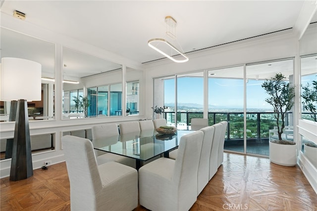 10490 Wilshire Blvd Unit 2704, Los Angeles, CA 90024 - dining area featuring plenty of natural light