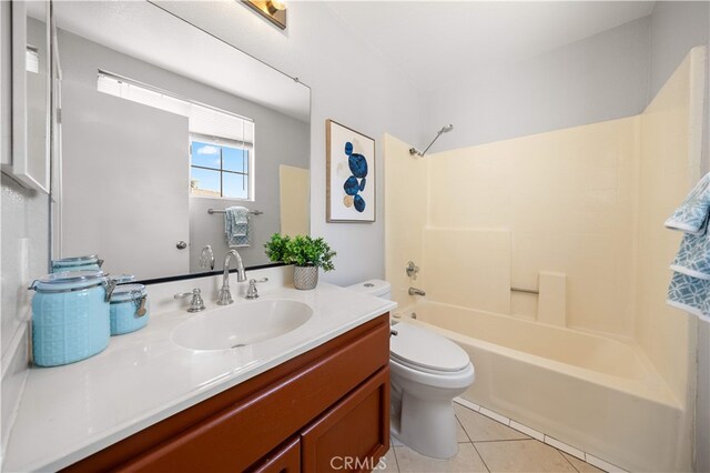 13199 Spire Cir, Chino Hills, CA 91709 - full bathroom featuring tile patterned flooring, vanity, and shower / bathtub combination