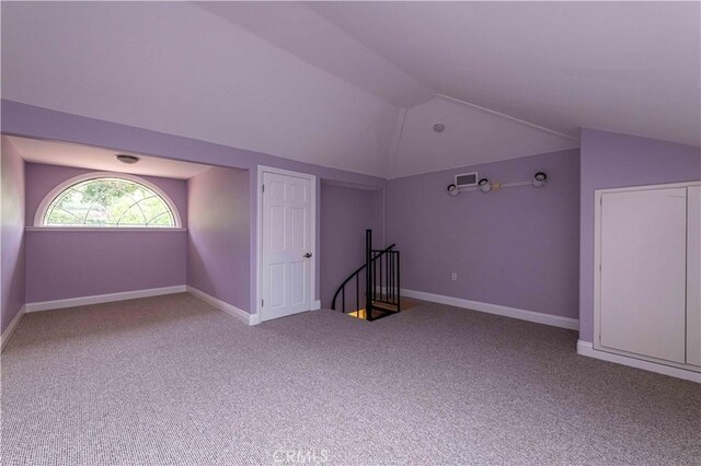 1525 Ramona Dr, Camarillo, CA 93010 - additional living space with carpet flooring and lofted ceiling