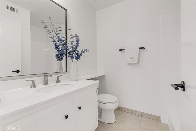9921 Oceancrest Dr, Huntington Beach, CA 92646 - full bath with vanity, tile patterned flooring, and shower / washtub combination
