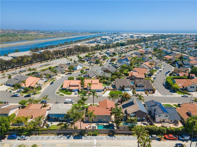 9921 Oceancrest Dr, Huntington Beach, CA 92646 - aerial view of residential area with a large body of water