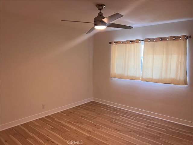 5126 Colfax Ave, Valley Village, CA 91601 - spare room featuring a ceiling fan and wood finished floors