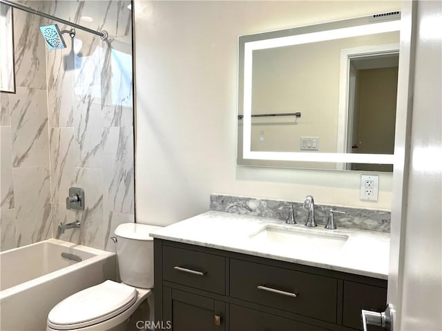 5126 Colfax Ave, Valley Village, CA 91601 - full bathroom with vanity and bathtub / shower combination