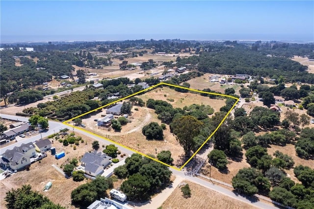 422 Zenon Way, Arroyo Grande, CA 93420 - aerial view of property and surrounding area with property parcel outlined