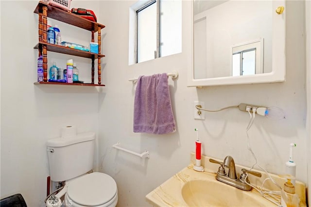 422 Zenon Way, Arroyo Grande, CA 93420 - half bathroom featuring toilet and vanity