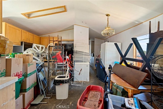 422 Zenon Way, Arroyo Grande, CA 93420 - garage with freestanding refrigerator