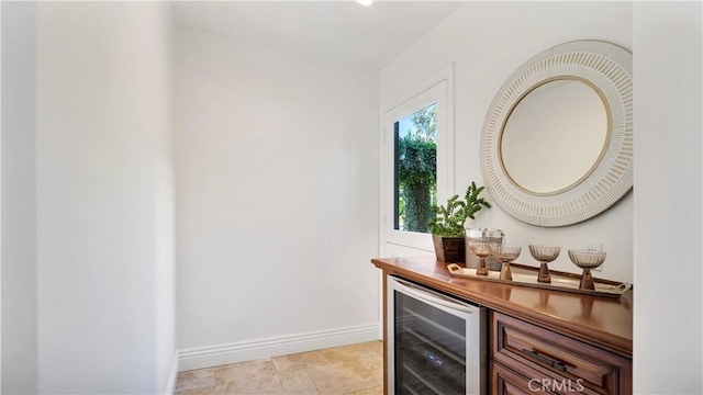 16 Bayleaf Ln, Irvine, CA 92620 - corridor with beverage cooler and baseboards