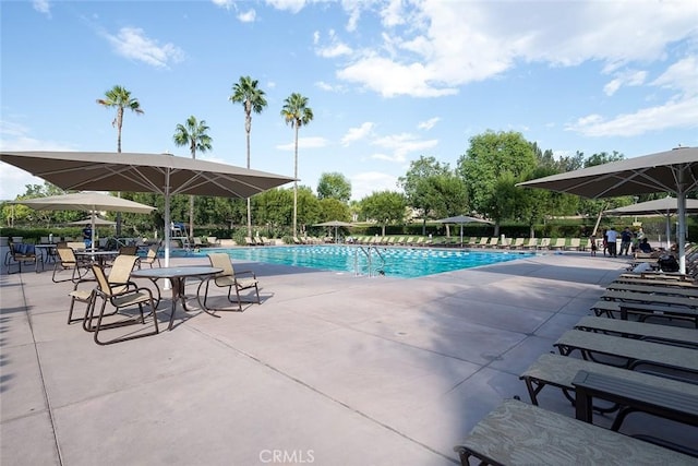 16 Bayleaf Ln, Irvine, CA 92620 - community pool featuring a patio