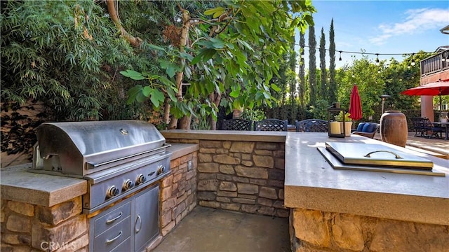 16 Bayleaf Ln, Irvine, CA 92620 - view of patio / terrace with exterior kitchen and outdoor dining area