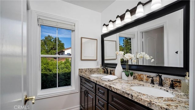 16 Bayleaf Ln, Irvine, CA 92620 - full bath featuring double vanity and healthy amount of natural light