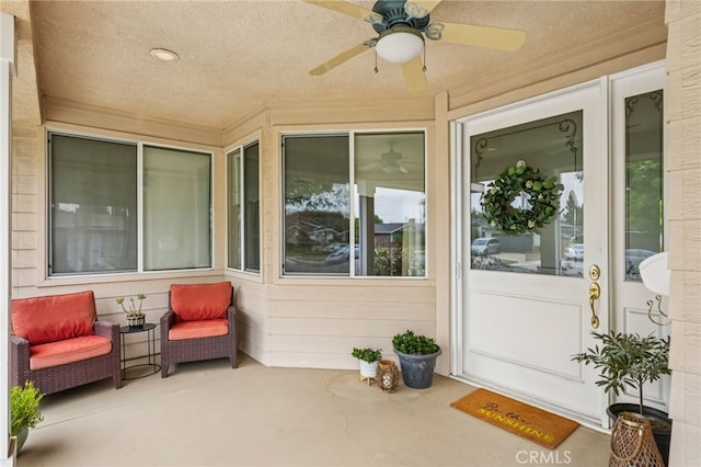11272 Weatherby Rd, Los Alamitos, CA 90720 - view of patio / terrace featuring ceiling fan