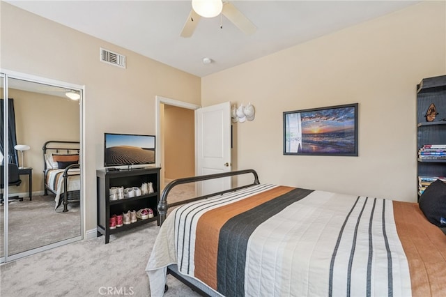 11272 Weatherby Rd, Los Alamitos, CA 90720 - bedroom featuring carpet and ceiling fan