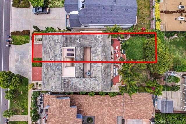 34586 Camino Capistrano Unit A, Dana Point, CA 92624 - aerial view of property's location with property parcel outlined