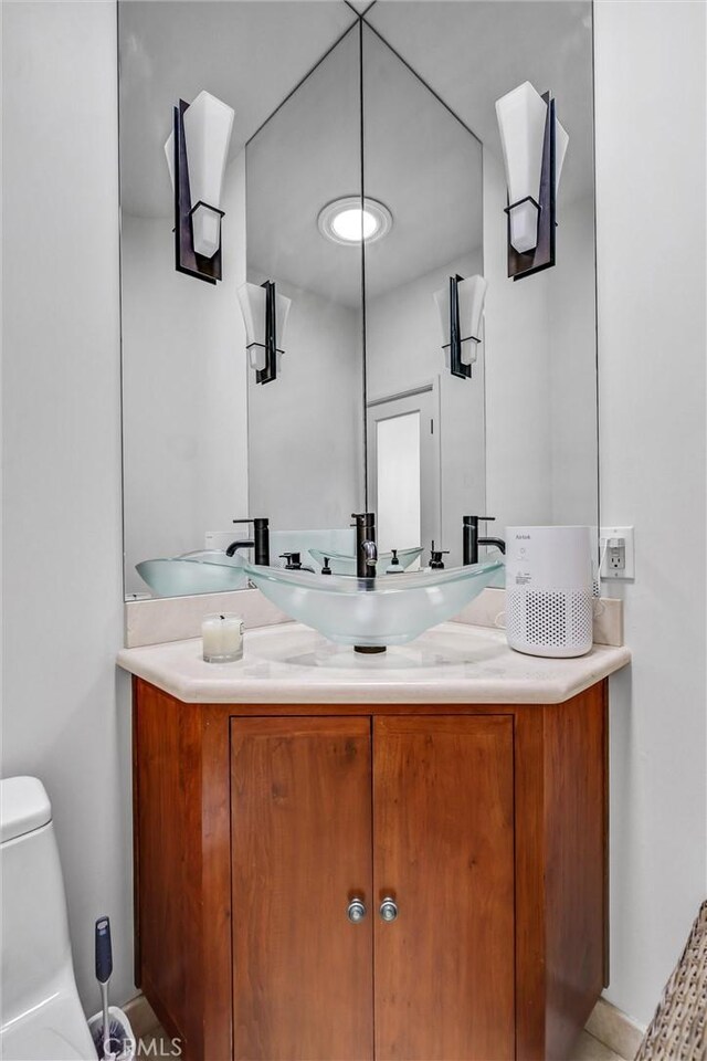 34586 Camino Capistrano Unit A, Dana Point, CA 92624 - bathroom with vanity and toilet