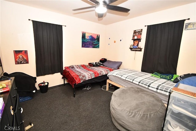 1862 261st St, Lomita, CA 90717 - bedroom with carpet flooring and ceiling fan