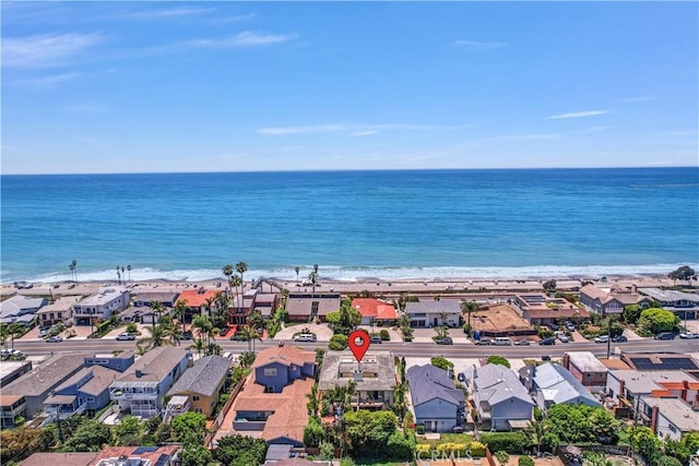 34586 Camino Capistrano Unit B, Dana Point, CA 92624 - aerial perspective of suburban area with waterfront with a beach