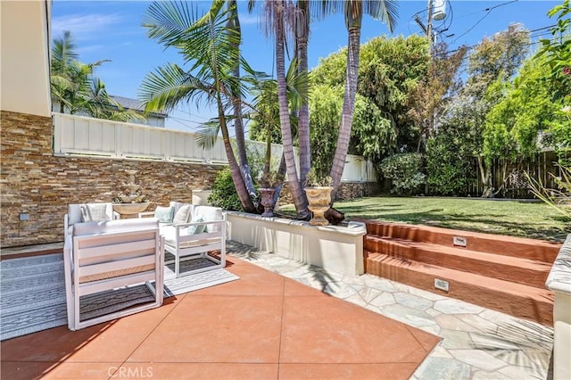 34586 Camino Capistrano Unit B, Dana Point, CA 92624 - fenced backyard with a patio