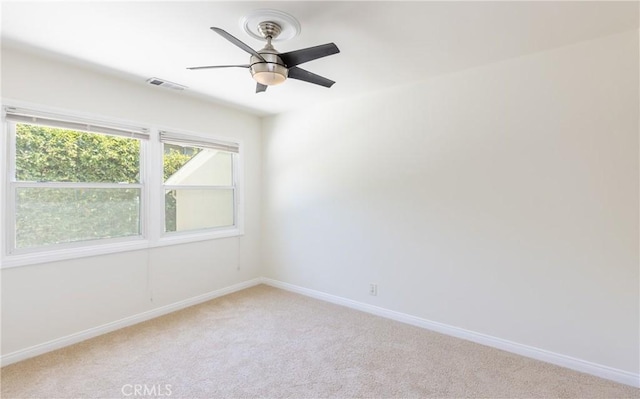 7441 Sylvia Ave, Reseda, CA 91335 - unfurnished room featuring light colored carpet and ceiling fan
