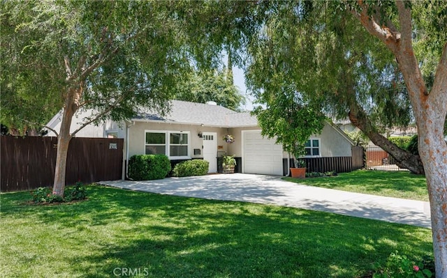 7441 Sylvia Ave, Reseda, CA 91335 - view of front facade featuring an attached garage, stucco siding, and concrete driveway