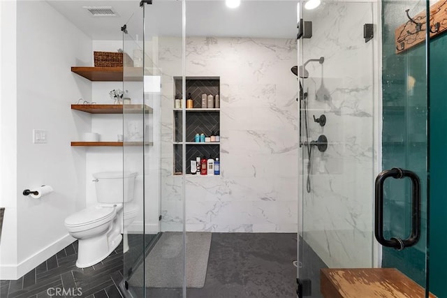 4835 Almidor Ave, Woodland Hills, CA 91364 - full bathroom featuring toilet and a marble finish shower