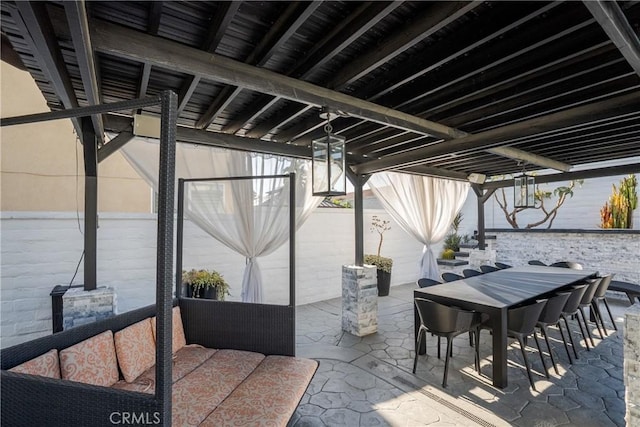 13238 Dancy St, Eastvale, CA 92880 - view of patio with outdoor dining area