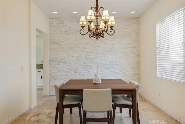 13238 Dancy St, Eastvale, CA 92880 - dining area with a chandelier and healthy amount of natural light