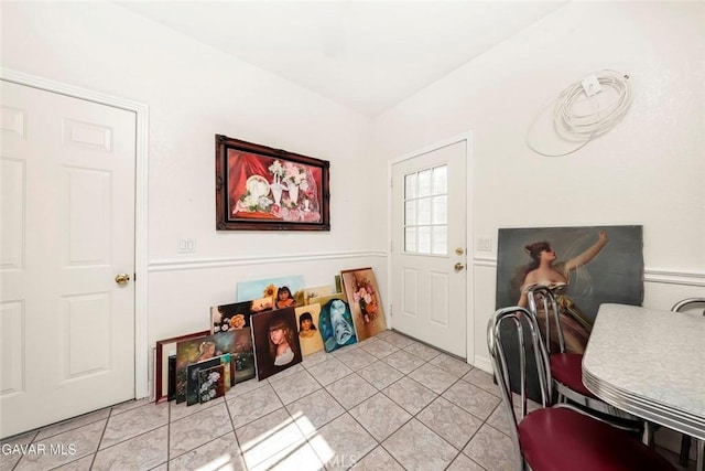 40505 90th St W, Palmdale, CA 93551 - dining space featuring light tile patterned floors