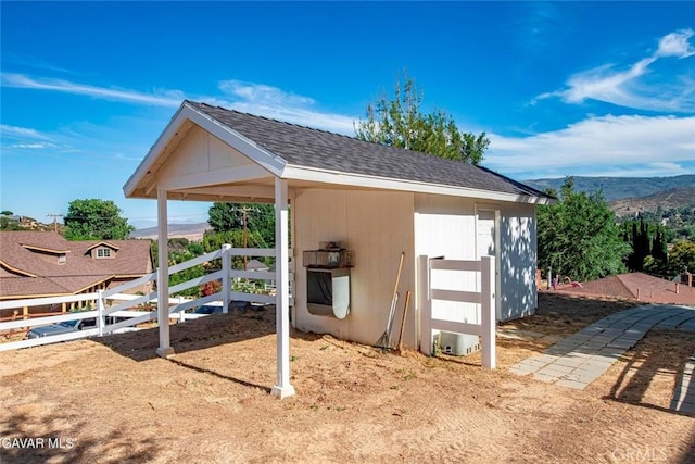 40505 90th St W, Palmdale, CA 93551 - view of outdoor structure featuring a mountain view