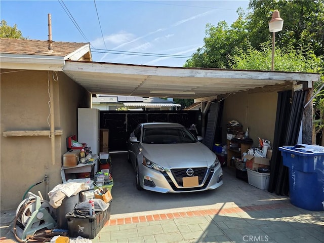 15901 Lassen St, North Hills, CA 91343 - view of car parking featuring a carport