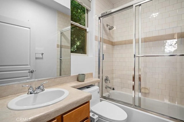 18330 Hanan Ct, Tarzana, CA 91356 - bathroom with shower / bath combination with glass door and vanity