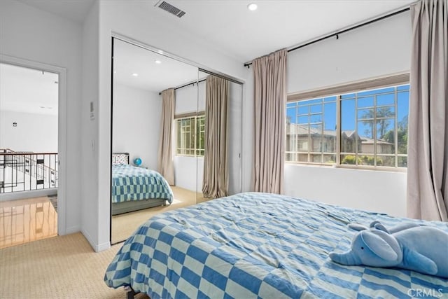 18330 Hanan Ct, Tarzana, CA 91356 - carpeted bedroom with recessed lighting and baseboards