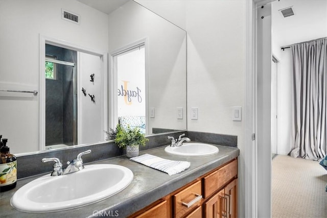 18330 Hanan Ct, Tarzana, CA 91356 - full bathroom featuring double vanity