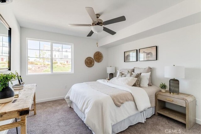 3802 Ranch House Rd Unit 102, San Luis Obispo, CA 93401 - bedroom featuring light colored carpet and a ceiling fan