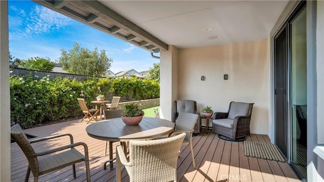 126 Luneta Ln, Rancho Mission Viejo, CA 92694 - view of deck