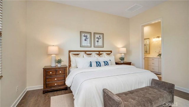 126 Luneta Ln, Rancho Mission Viejo, CA 92694 - bedroom featuring wood finished floors and connected bathroom