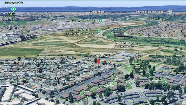 101 Lancer Ave, Oceanside, CA 92058 - aerial view of property and surrounding area