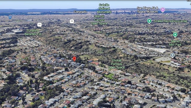 5312 Caminito Cachorro, San Diego, CA 92105 - aerial view of property's location