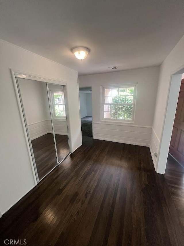 717 N Valley St, Toluca Lake, CA 91505 - unfurnished bedroom with dark wood-style floors