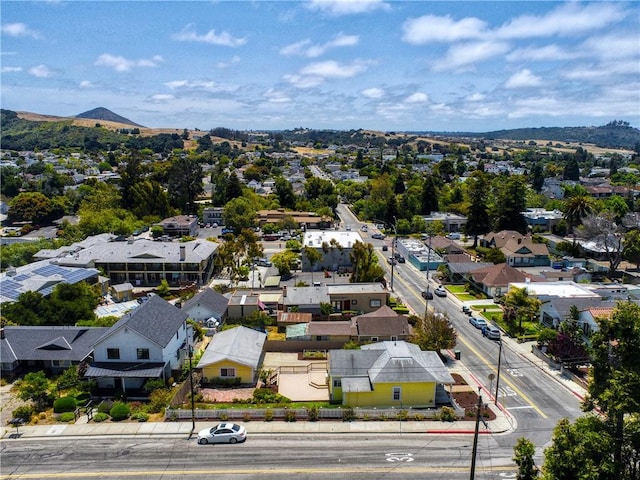 128 N Mason St, Arroyo Grande, CA 93420 - aerial perspective of suburban area featuring a mountain backdrop