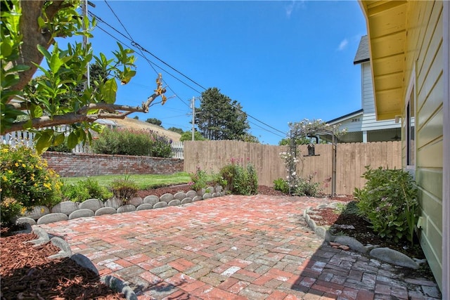 128 N Mason St, Arroyo Grande, CA 93420 - fenced backyard featuring a patio