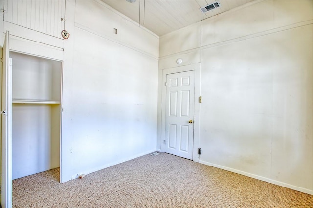 128 N Mason St, Arroyo Grande, CA 93420 - unfurnished bedroom featuring carpet and attic access