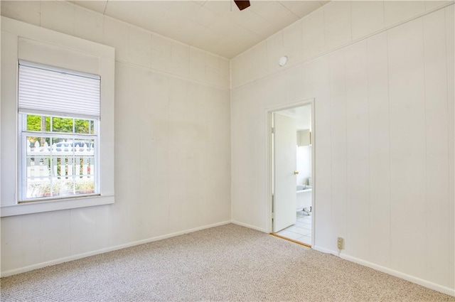 128 N Mason St, Arroyo Grande, CA 93420 - carpeted empty room with baseboards and ceiling fan