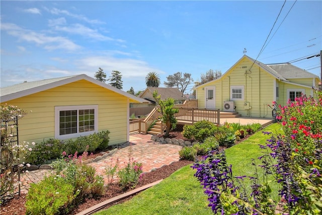 128 N Mason St, Arroyo Grande, CA 93420 - view of yard featuring a patio area and a wooden deck